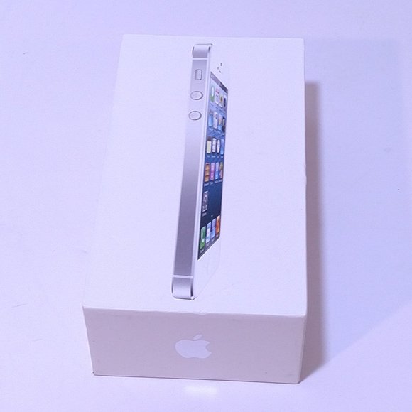 APPLE iPHONE 5 BOX ONLY 16GB Original Packaging OEM STICKERS 2012 USA Steve Jobs - Picture 11 of 12